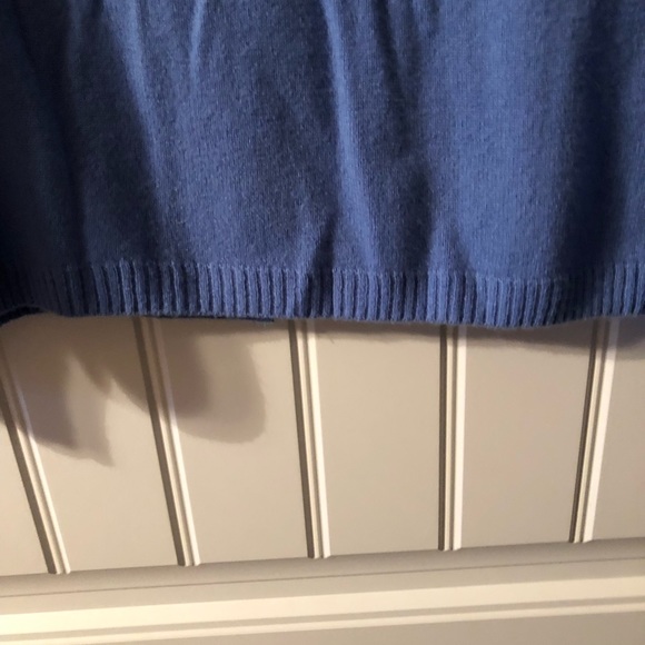 Isaac Mizrahi Live 100% Cashmere Sweater Blue S - Picture 6 of 7